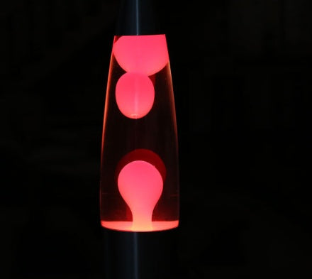 klassische Lava Lampe für entspannende Atmosphäre