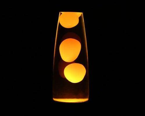 klassische Lava Lampe für entspannende Atmosphäre