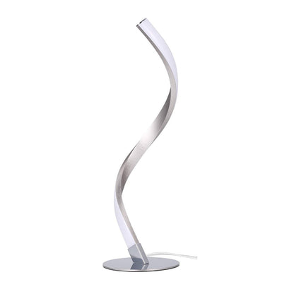 LED Stehlampe in geschwungener Optik aus hochwertigem Material zum wohlfühlen