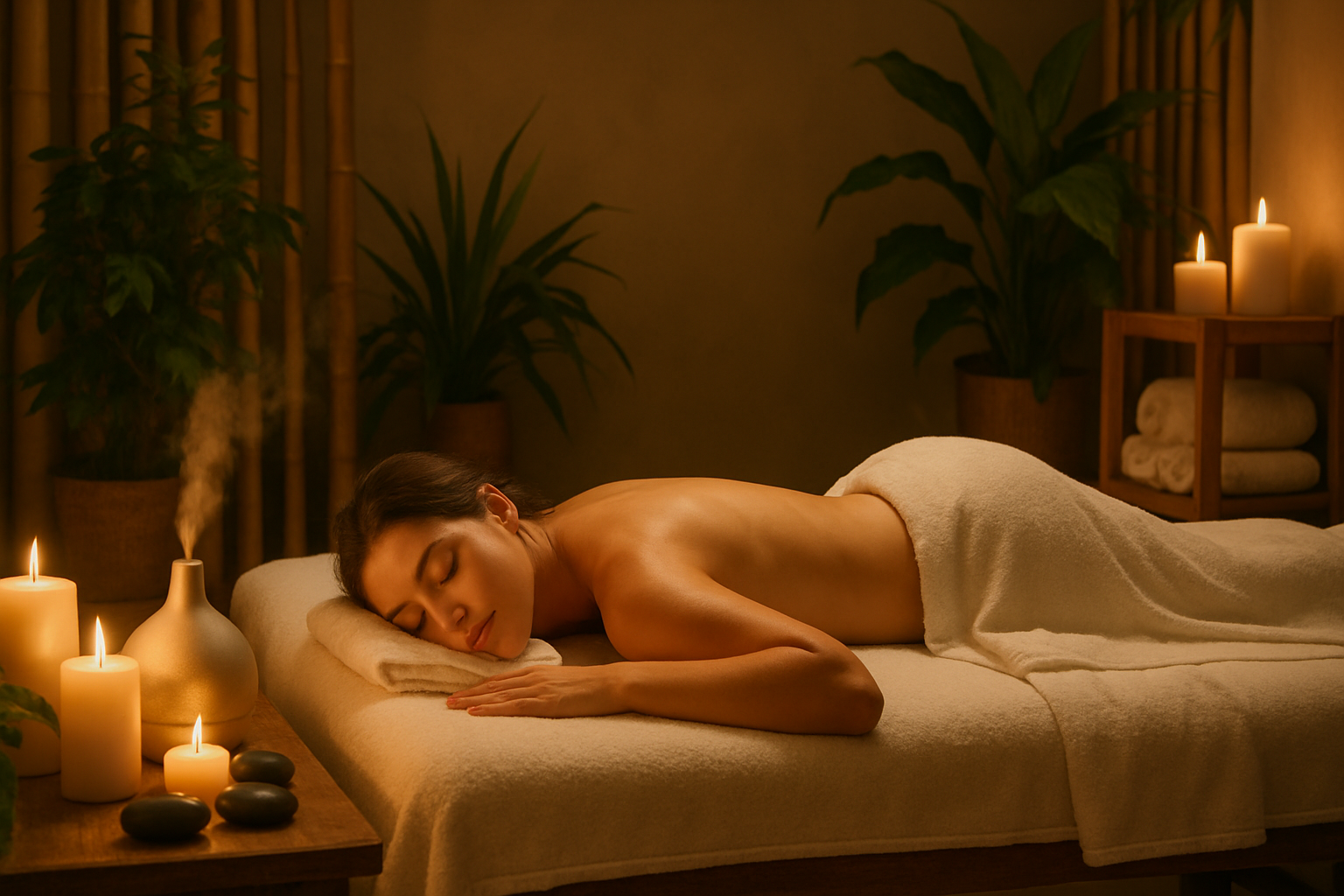 füge ein Mensch hinzu der entspannt